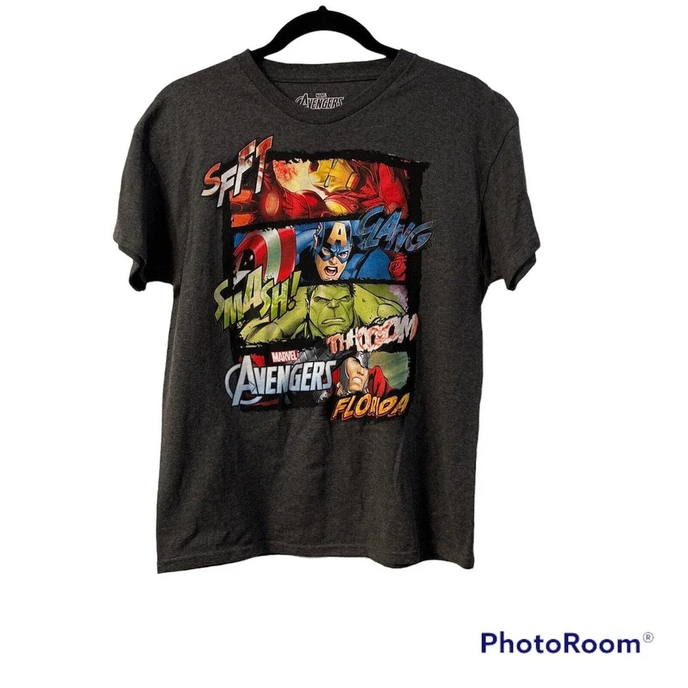 Marvel Avengers Jerry Leigh Florida-Youth T-Shirt (New) Size XL-14/16 - Picture 2 of 5